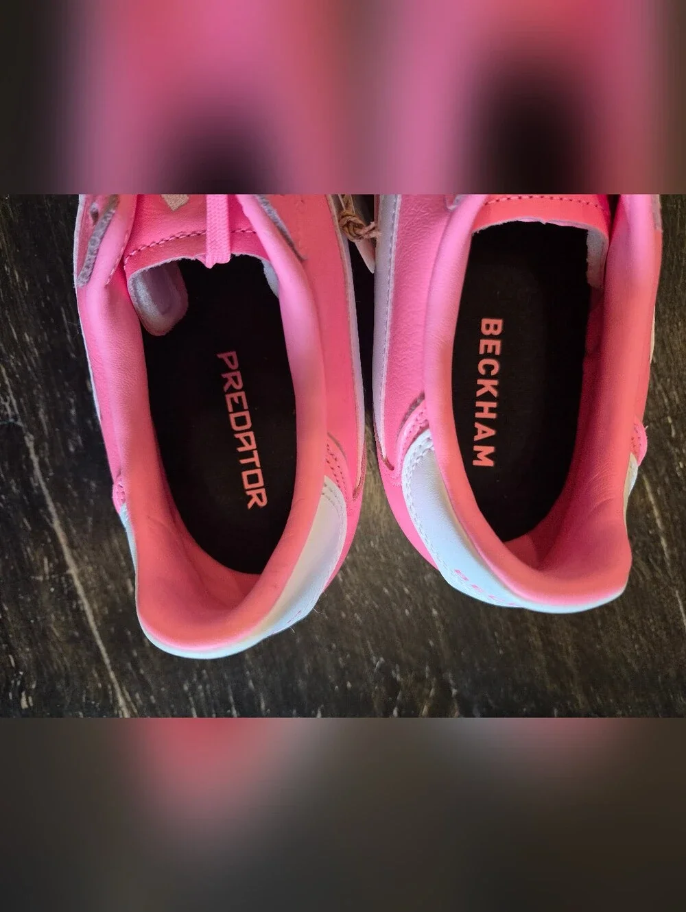 Adidas David Beckham Beam Pink Predator Freestyle Shoes